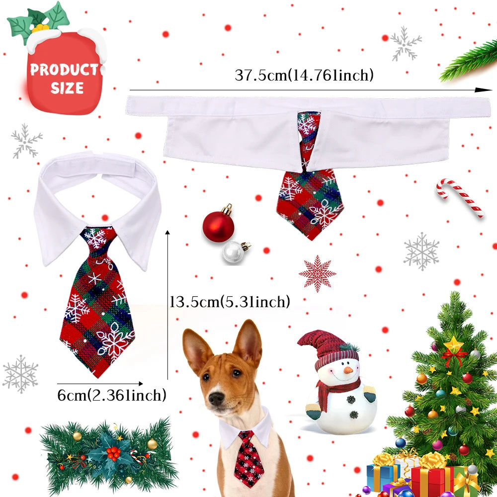 Dog/Cat Gentleman, Christmas Neckties For Dogs