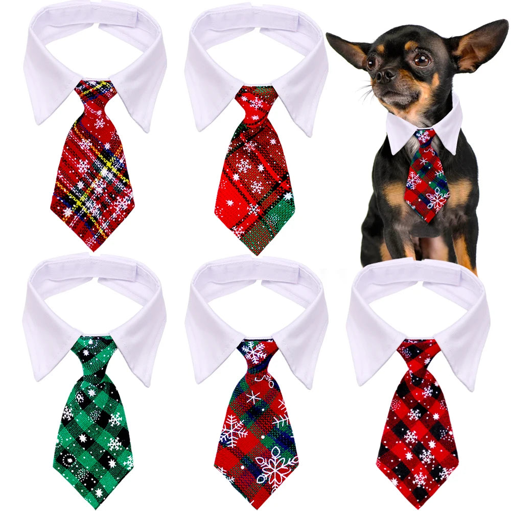 Dog/Cat Gentleman, Christmas Neckties For Dogs